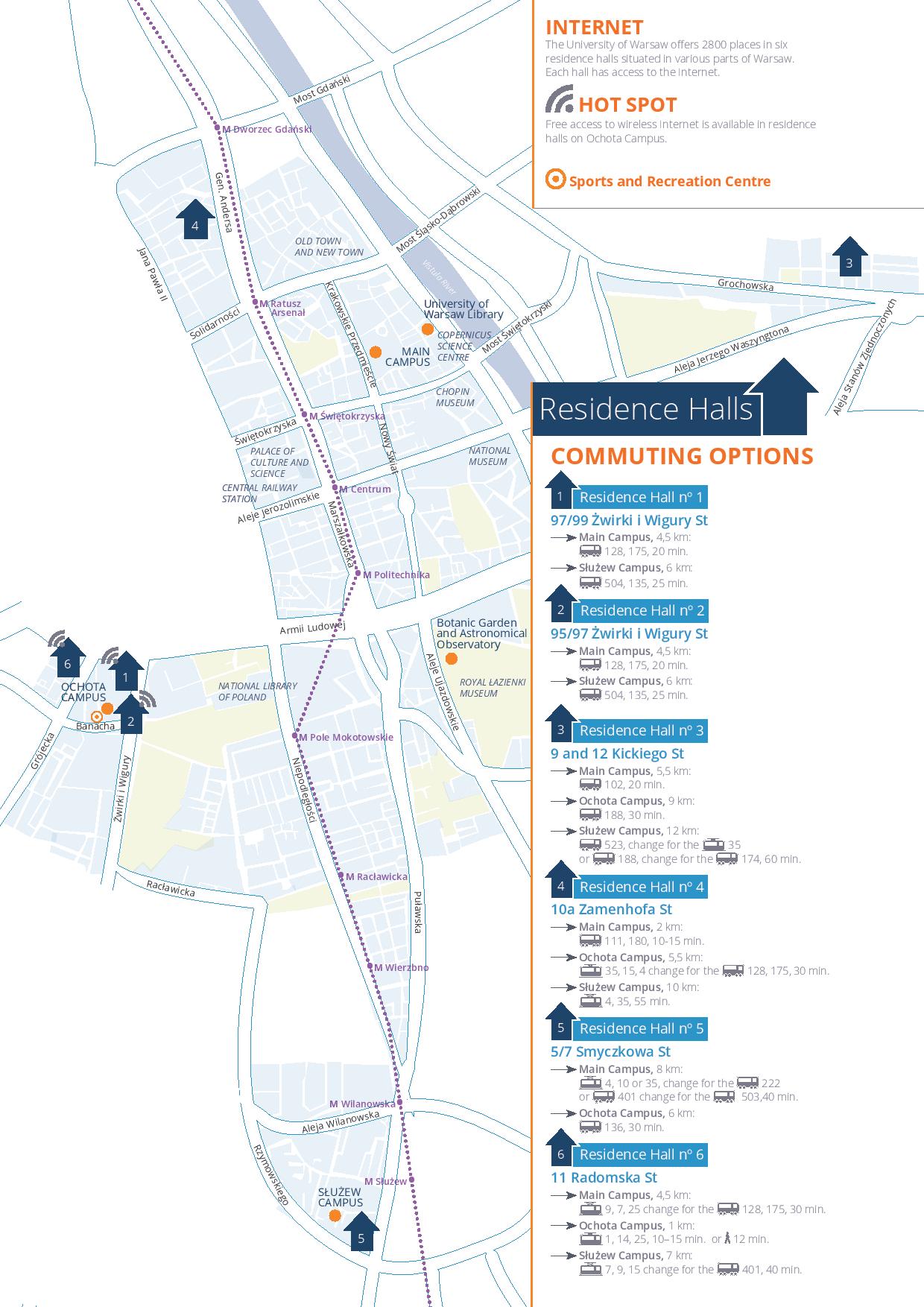 Residence Halls map (PDF)