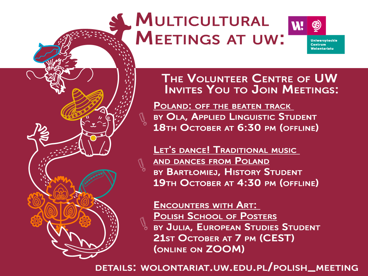 Multicultural Meetings at UW organised by The Volunteer Centre of UW